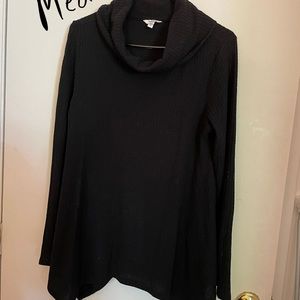 Medium black cowl neck sweater